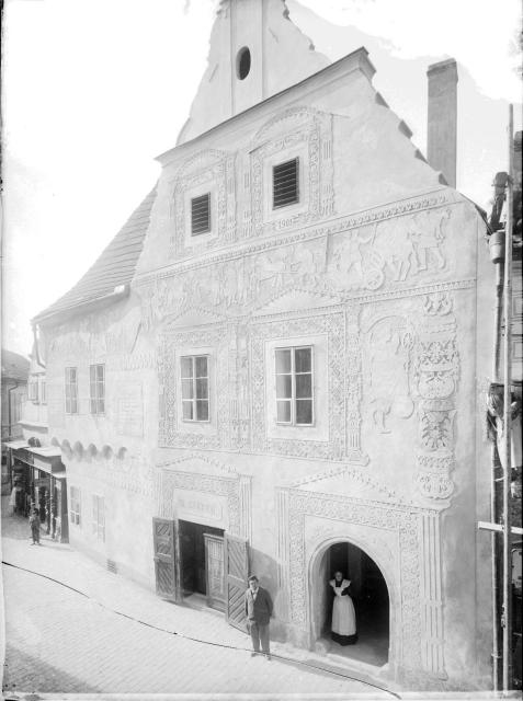 Stárkuv dům  dům po opravě 1901Kristýna Bulínová Tábor,Stárkuv dům,Pražská ulice