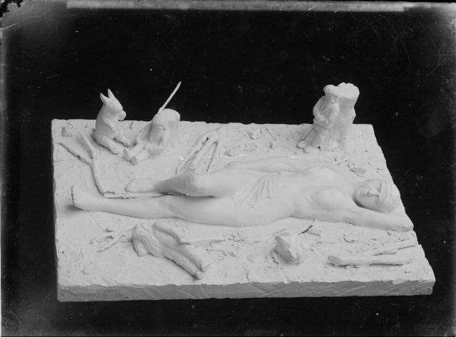 Sněhurka a trpaslíci   Sněhurka,socha