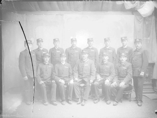 hasiči Radimovice u Želče  asi 1902 hasič