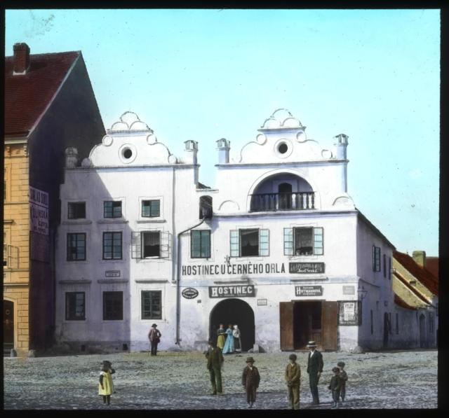 Soběslav: Dům Smrčkův z r. 1564 Hostinec u Černého orla  Soběslav,Dmrčka