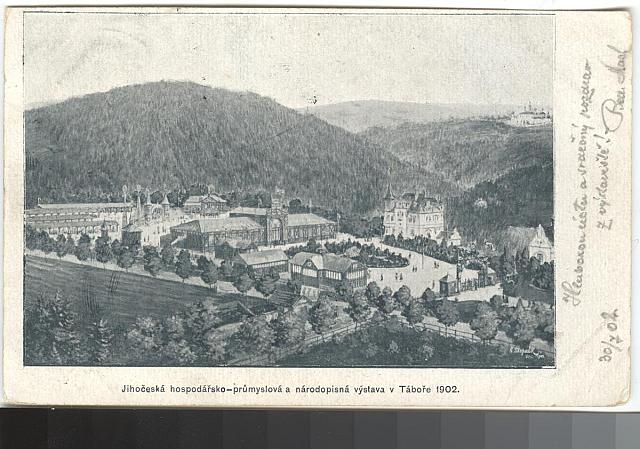 Výstava 1902  Zapůjčil k digitalizaci Z. Flídr pohlednice,celek