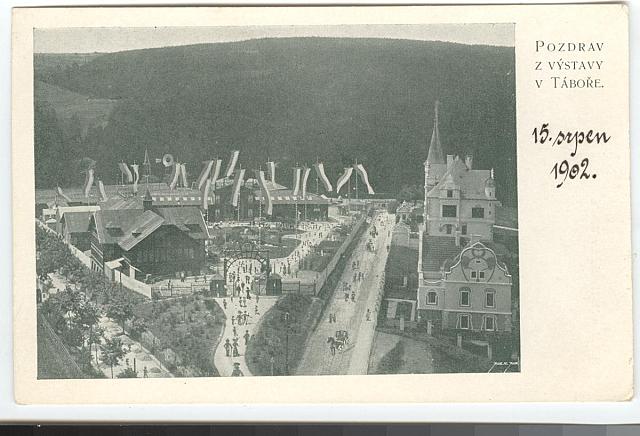 Výstava 1902  Zapůjčil k digitalizaci Z. Flídr pohlednice,celek