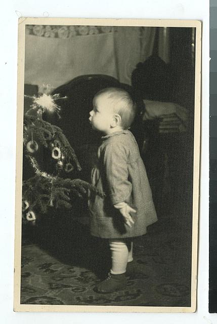 Josef Šechtl miminko, vánoce   portrét