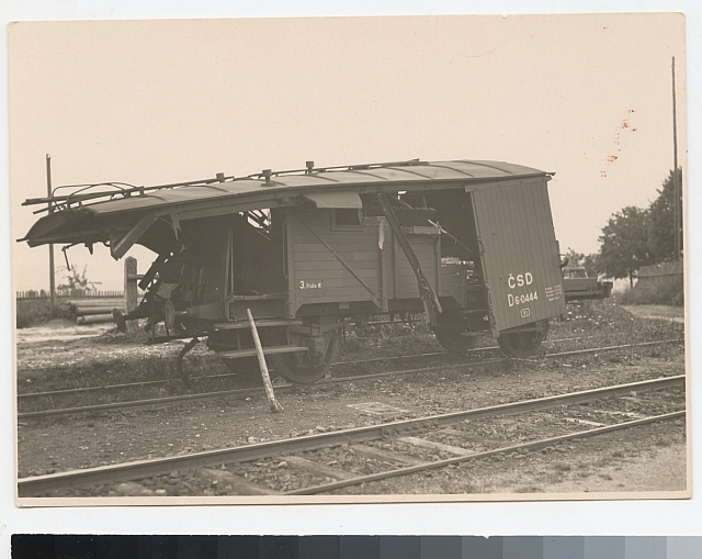 Železniční neštěstí v Chotovinách 1.8.1926   Tábor