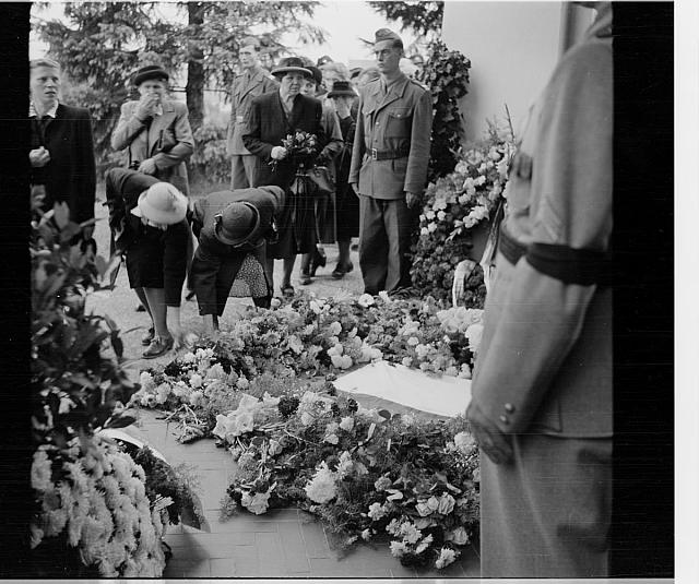 pohřeb Beneše   Edvard Beneš,prezident,Sezimovo Ústí