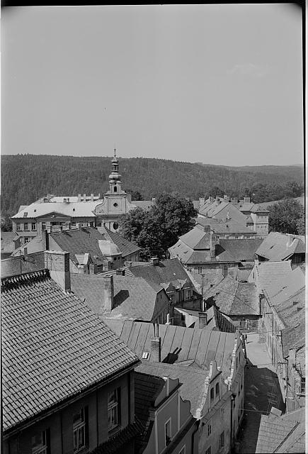 Pohled z věže   Tábor