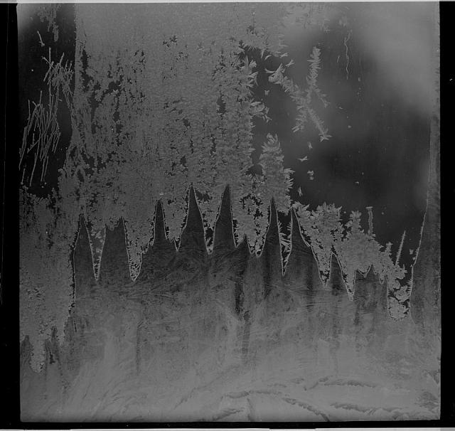 Variace na mráz  Na obálce: Zamrzlé okno, Variace na mráz okno,led,krystal