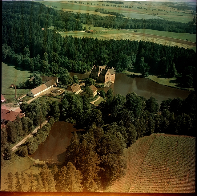Červená Lhota   Tábor,letecký snímek