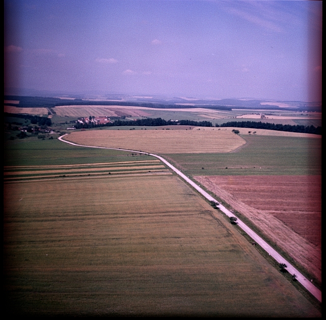 krajina   Tábor,letecký snímek