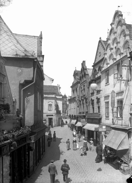 Pražská ulice po roce 1907   Tábor,Pražská ulice