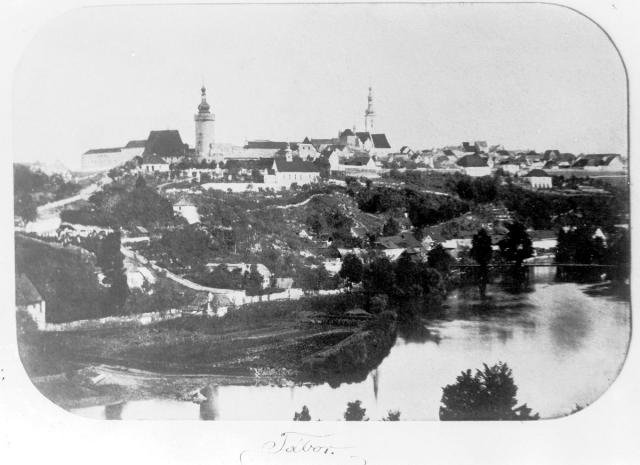 Tábor 1868   celek,Tábor,Kotnov,hrad,