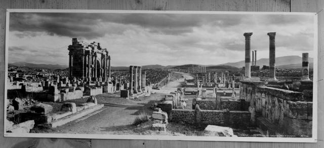 Římské město Timgad, Alžír   Pompeje,reprodukce