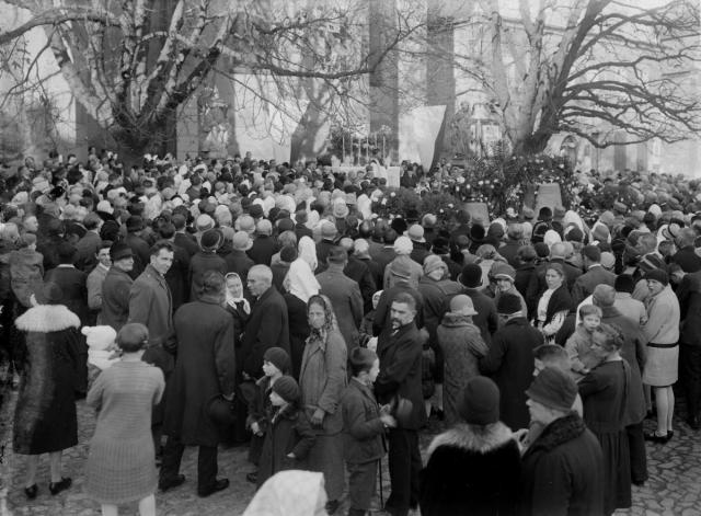 Slavnost církve československé 28.10.1928 č.5   Tábor,slavnost,Žižkovo náměstí,církev,zvon