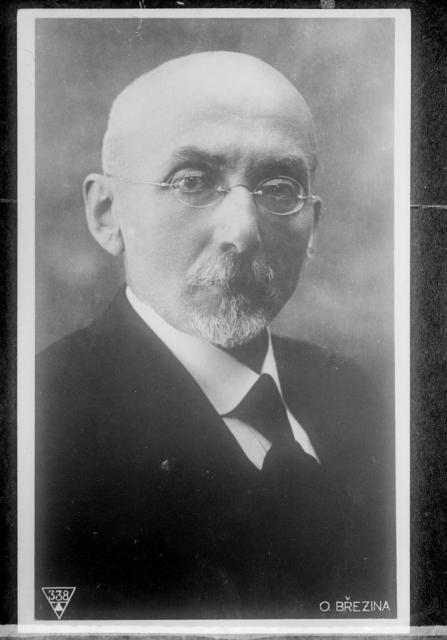 Reprodukce fotografie O. Březiny   portrét,O. Březina,reprodukce