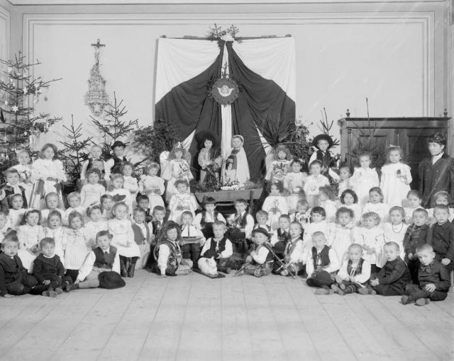 Betlém   vánoce,děti,skupina
