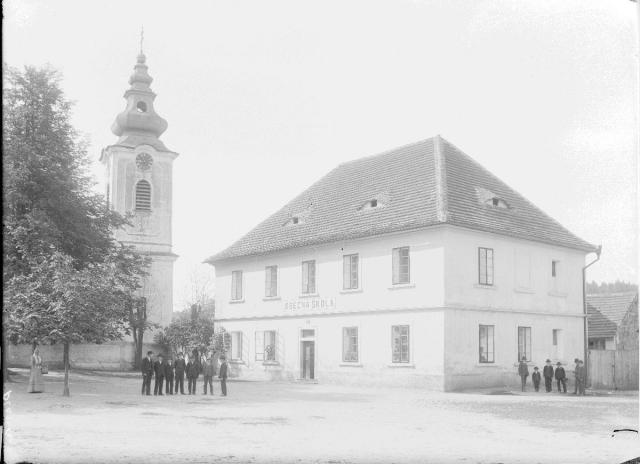 škola v Plané 1902   Planá nad Lužnicí,škola