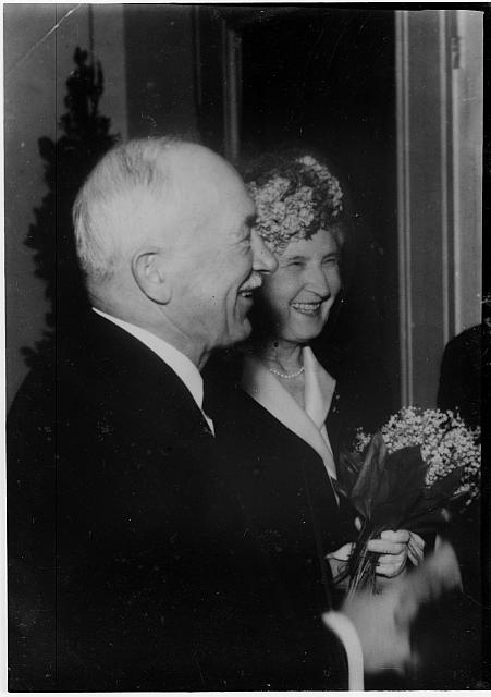 E. Beneš s paní Hanou   Edvard Beneš,prezident,Sezimovo Ústí