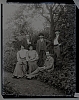  * foto mezi stromy, 2 ženy, 4 muži "Obor pošumavské jednoty Chýnov", "6ks"
