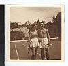 Marie Šechtlová a Josef Šechtl na tenise