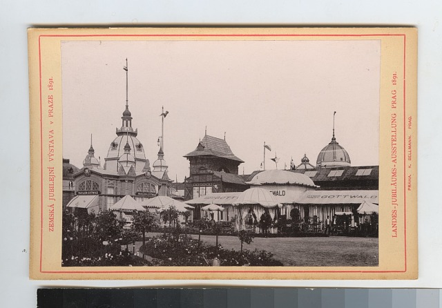 Jubilejní výstava v Praze roku 1891   ze sbírek Šechtl Voseček fotograf Bellmann, Karel Praha