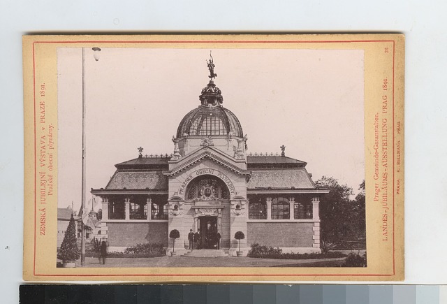 Jubilejní výstava v Praze roku 1891   ze sbírek Šechtl Voseček fotograf Bellmann, Karel Praha