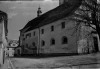 Pelhřimov 1936 kostel sv.Bartoloměje od severu, (in Czech), keywords: Pelhřimov
