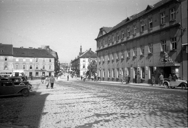 Tábor, Křižíkovo náměstí (in Czech), keywords: Tábor, Křižík's square  Tábor, Křižík's square