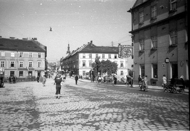 Tábor,Křižíkovo náměstí (in Czech), keywords: Tábor, Křižík's square  Tábor, Křižík's square