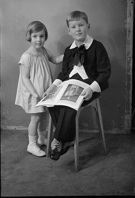 dvojice Kouřímských - Kouřímský, Pelhřimov, 9. XII. 1935 (in Czech), keywords: child  child
