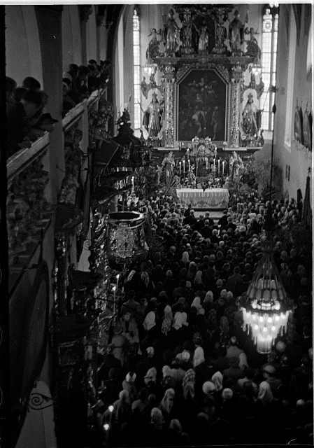 Kardinál Karel Kašpar v Pelhřimově 4.9. 1934  (in Czech), keywords: kardinál Karel Kašpar, Pelhřimov, Vaněk, church  kardinál Karel Kašpar, Pelhřimov, Vaněk, church