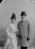 Future major of Tábor Alois Kotrbelec with his wife, 90's of 19th century