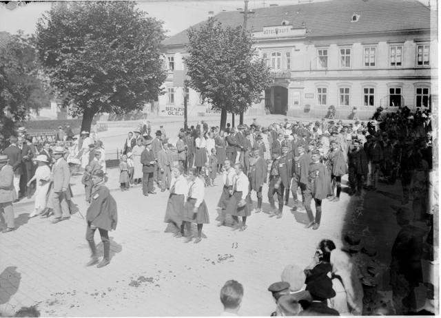 13. Komenského slavnost 5.8.1923 (in Czech), keywords: Tábor, festival, Komenský  Tábor, festival, Komenský