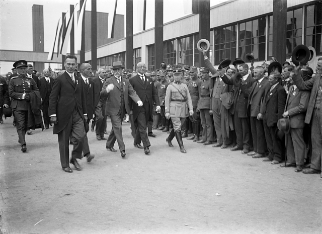 Prezident T.G.Masaryk na Jihočeské výstavě v Táboře (in Czech), keywords: Tábor, T.G.Masaryk, exposition, festival, reportage