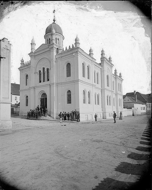 Synagoga z Parkán, 1885 (in Czech), keywords: Synagoga, Tábor