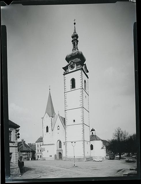 kostel, Písek (in Czech), keywords: church (Czech) určila Lída Mikulová  Děkujeme church