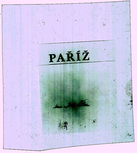 Paříž (in Czech), keywords: Paříž  Paříž