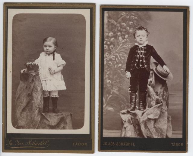 Portréty dětí před rokem 1895 (in Czech), keywords: figure, child  figure, child