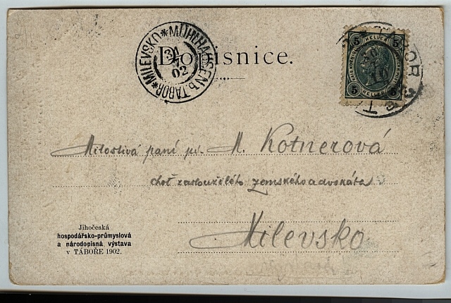 Výstava 1902 (in Czech), keywords: pohlednice, whole