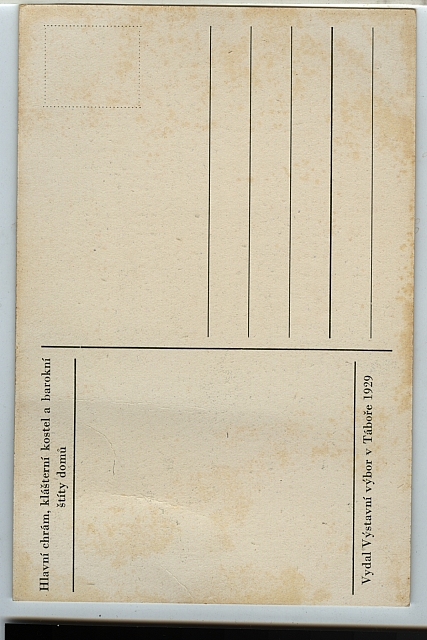 Pohlednice z výstavy 1929 (in Czech), keywords: pohlednice, whole
