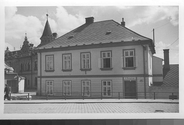Dů u Pleimweisů, kde bydlel Josef Němec (in Czech), keywords: Josef Němec, Křižík's square  Josef Němec, Křižík's square