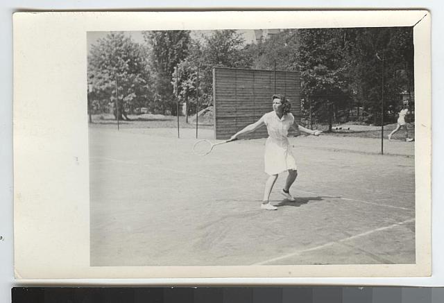 Marie Šechtlová na tenise (in Czech), keywords: Marie Šechtlová, tennis  Marie Šechtlová, tennis