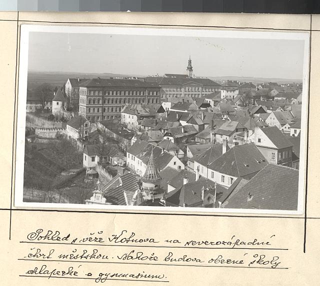 Pohled s věže (in Czech), keywords: Hlahol Hlahol(Czech) Z knihy vzpomínek Zpíval jsem Pěnka 1936 Hlahol