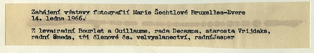 výstava 1966 Brusel (in Czech), keywords: dokumentace