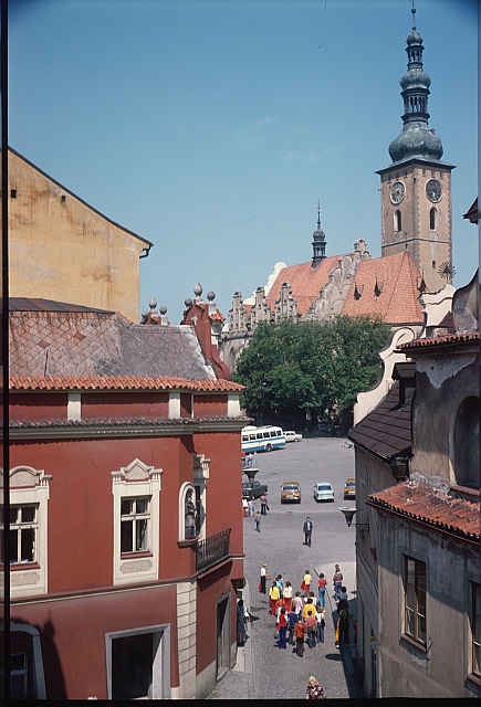 Staré město z vozíku (in Czech), keywords: Tábor  Tábor